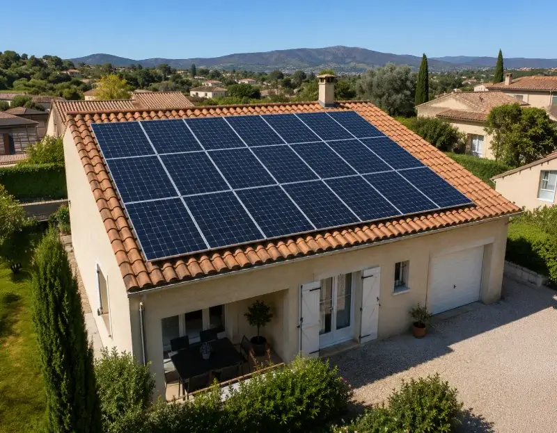 Prime à l'autoconsommation panneaux solaires Le Verdier — aide financière de l'État